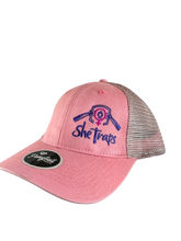 Load image into Gallery viewer, Pink Ponytail Hat
