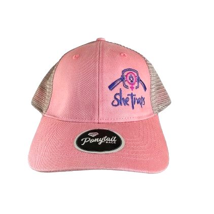 Pink Ponytail Hat