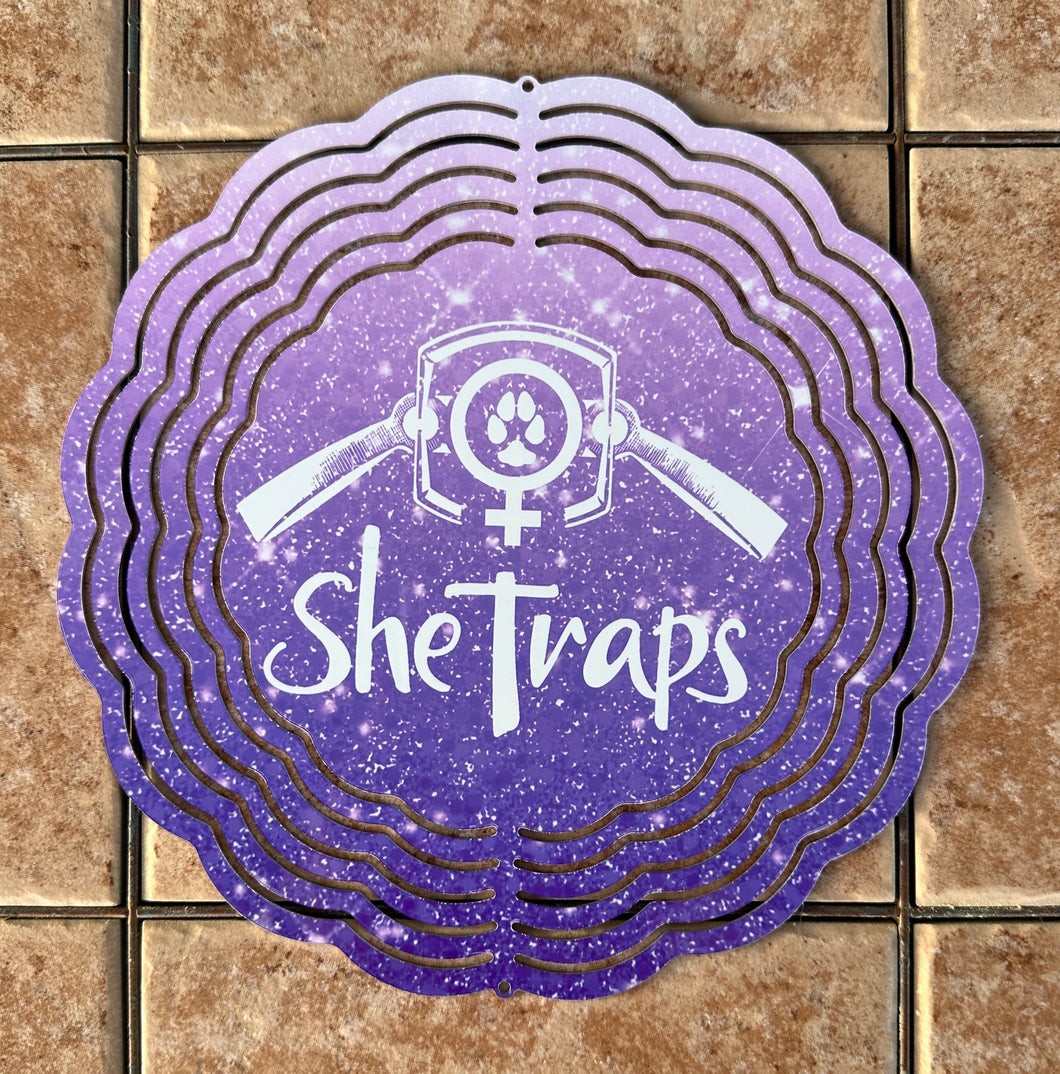 SheTraps Wind Spinner 8 inch