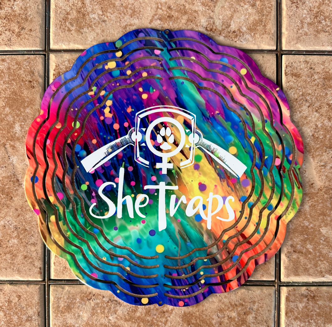 SheTraps Wind Spinner 8 inch