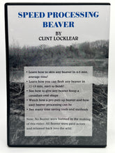 Load image into Gallery viewer, Speed Processing Beaver- Fur Handling DVD
