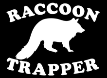 Load image into Gallery viewer, Decal- Raccoon Trapper
