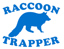 Load image into Gallery viewer, Decal- Raccoon Trapper
