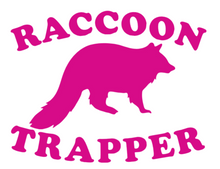 Load image into Gallery viewer, Decal- Raccoon Trapper
