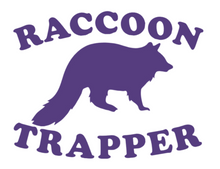 Load image into Gallery viewer, Decal- Raccoon Trapper
