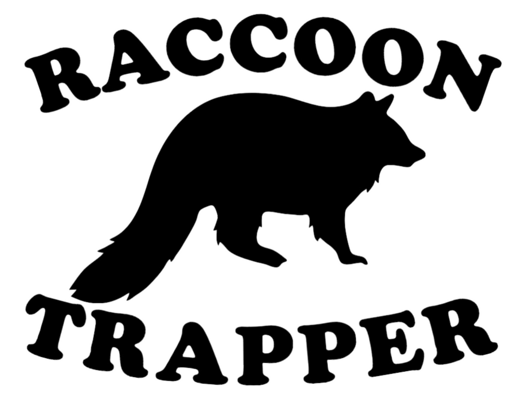 Decal- Raccoon Trapper