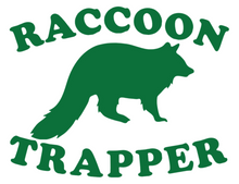 Load image into Gallery viewer, Decal- Raccoon Trapper
