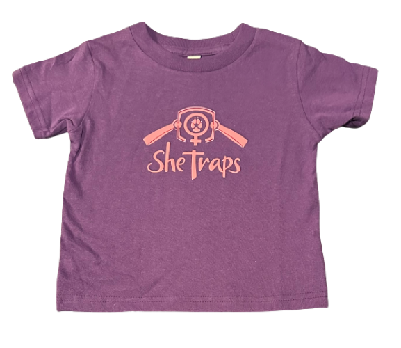 Toddler SheTraps T-Shirt- Purple